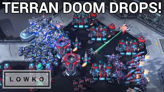 StarCraft 2: TERRAN DOOM DROPS! (INnoVation vs Cure)