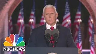 Pence Addresses Protests In Kenosha: 'Rioting And Looting Is Not Peaceful Protest' | NBC News