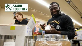 Oregon Food Bank welcomes Thorns and Timbers at Stand Together Week