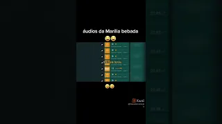 vaza áudios de Marília Mendonça  bebada
