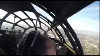 B-29 Superfortress Takeoff & Landing from cockpit