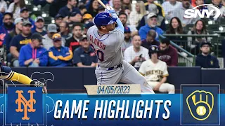 Mets vs Brewers Highlights: Pete Alonso homers twice, but bullpen falters in 7-6 loss | SNY