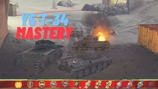 Y5 T-34 - WOT Blitz Mastery - Timely ammorack(s)