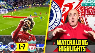 LIVERPOOL FAN REACTS TO RANGERS 1-7 LIVERPOOL HIGHLIGHTS