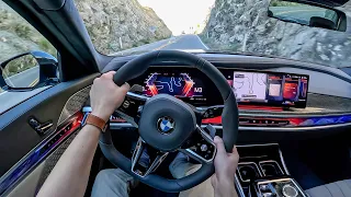 2023 BMW 760i xDrive - POV First Drive (Binaural Audio)