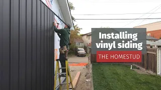 The Everything Garage gets BOARD AND BATTEN vinyl siding (Part 9)