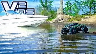 Xmaxx, Hydroplane Fail..