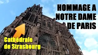 Les cloches sonnent pour Notre Dame de Paris - Cathédrale de Strasbourg (ENTIER)