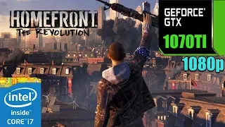 Homefront: The Revolution on GTX 1070 Ti 8GB | Ultra settings | i7 | 1080p |