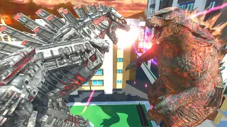 Mechagodzilla 2021 vs The Hollow Earth! - Animal Revolt Battle Simulator