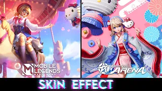 Angela vs Hiyoribou : Sanrio Skins Effect l MLBB, OA