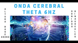 ONDA THETA PURA 6Hz con Altura Base 432Hz | SONIDOS BINAURALES