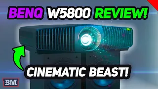 BENQ W5800 REVIEW - 4K LASER HOME THEATER PROJECTOR