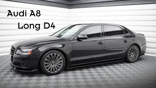Audi A8 Long D4  | Maxton Design Splitter Set | Presentation #326