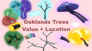 All OakLands trees map location + value [2023] / No longer updated 