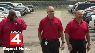 No handshakes: UAW leaders visit plants as contract talks begin