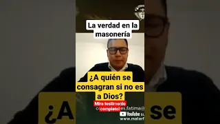 impactante 😲Consagración en la masonería testimonio ex masón