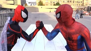 SPIDER-MAN Training for Spider-Verse Movie - Superheroes in Real Life