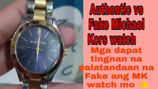 #1 Vlog || Authentic vs Fake (Michael Kors watch)