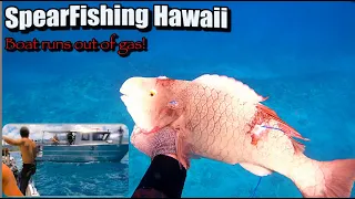 Stuck Out at Sea! / Diving off a Boat / Spearfishing Hawaii / Rescue Mission / RoyceGetit Vlog