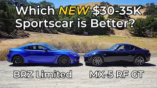 2022 Subaru BRZ Limited vs 2022 Mazda Miata MX-5 RF GT - Head to Head Review!