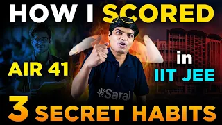 How to Study Smart 🤔| 3 Secret Study Tips which got me AIR 41 & IIT Bombay CS 😱| JEE 2026 Strategy