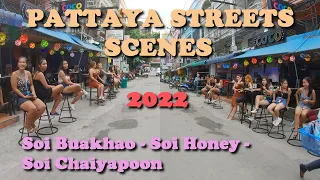 Pattaya Soi Buakhao pov tour 🌴🤭🌴 scenes / Soi Honey / Soi Chaiyapoon/ New Plaza/ Soi 4 - May 2022