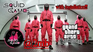 SQUID GAME MOD || GTA SAN ANDREAS|| 2MB