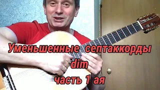 Аккорды dim 1-ая часть .