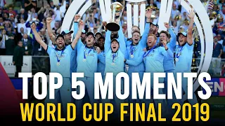Top 5 Moments of World Cup Final 2019 | Greatest Ever ODI Match | Cricmesh