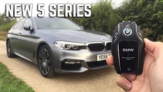 Reviewing The New 2017 BMW 5 Series 520d