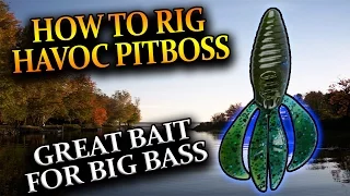 HOW TO RIG A BERKLEY HAVOC PITBOSS   HOW TO FISH A BERKLEY HAVOC PITBOSS   GOOD BAIT FOR BIG BASS!