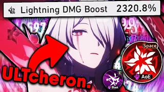 I gave Acheron 2320.8% Lightning Damage and she became an Erudition character. - Honkai: Star Rail