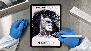 iPad Air 5 + Apple Pencil for Artist and Students Perfect combo !? - ASMR