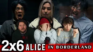 THE MOST GRAPHIC GAME YET!! | Alice in Borderland 2x6 First Group Reaction!
