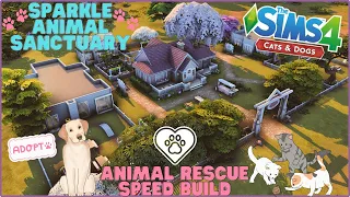 I BUILT a FUNCTIONAL Animal Rescue! - The Sims 4 Speed Build