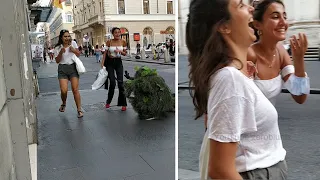 Tourists Reactions / Reazioni Dei Turisti / Bushman Prank Italy / Mr Cespuglio