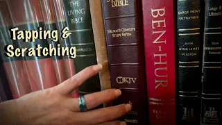 ASMR Book spine tapping & scratching! (NO TALKING ONLY) Special Request for Dear Lana! Looped 1X