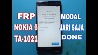 Cara sukses bypass frp nokia 6(TA-1021) tanpa komputer.