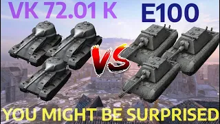 3x VK 72 VS 3x E100 (Is The E100 Really Better?) | WOT BLITZ