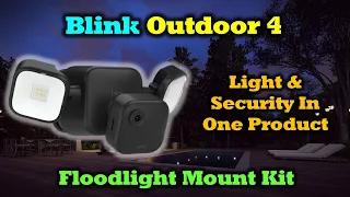Blink Outdoor 4 Floodlight Kit - Security & Lighting in One Product!