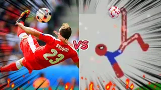 4 min Real football - Superman VS stickman Dismounting funny moments - Best Falls #229