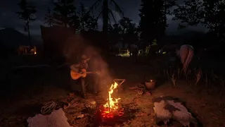 Red Dead Redemption 2 - Camp Music Ambiance 2 (extended nighttime instrumental)