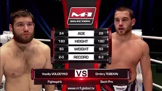 Vasily Volodko vs Dmitry Tebekin, M-1 Challenge 84