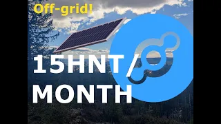 Off-grid Helium mining! 15HNT per month!