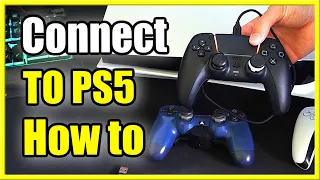 How to Connect Dualsense Controllers to PS5 (Wired & Bluetooth)