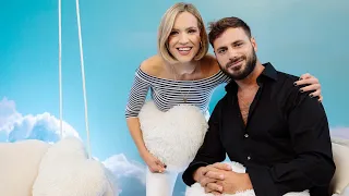 Stjepan Hauser With Host Ana Photoshoot After Podcast 2023