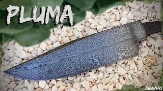 DAMASCO PADRÃO PLUMA - Feather Damascus