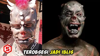 obsesi jadi iblis! Ga mau lagi Berwujud Manusia, Orang² ini Ubah & Modifikasi Tubuh agar Mirip IBLIS