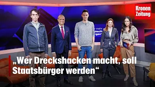 „Wer Dreckshacken macht, soll Staatsbürger werden“ | KATIA WAGNER krone.tv